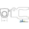 A & I Products Tractor Yoke, Splined 1 3/4" - 20 Spline w/ Slide Collar 4" x4" x6" A-BP5720M3876 - alternate 2